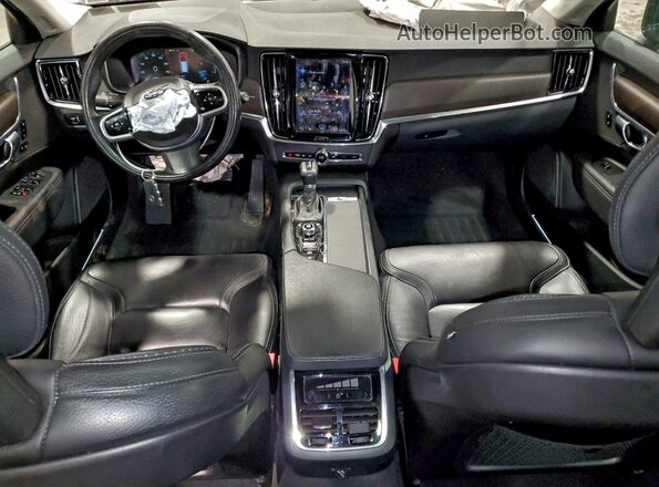 YV4102NK9J1022906 2018 VOLVO V90 Black Widok deski rozdzielczej