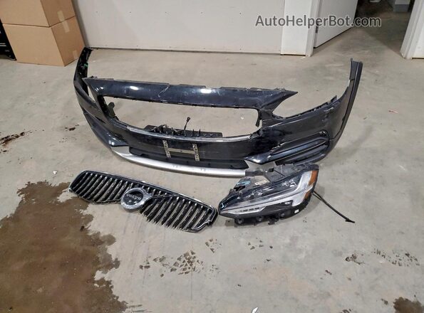 YV4102NK9J1022906 2018 VOLVO V90 Black Widok naklejki z numerem VIN
