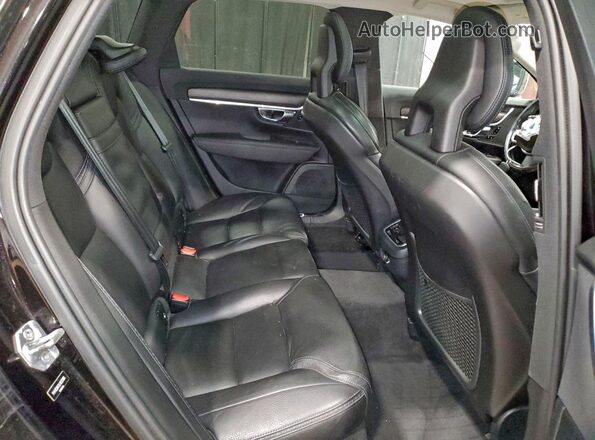 YV4102NK9J1022906 2018 VOLVO V90 Black Widok wnętrza z tyłu