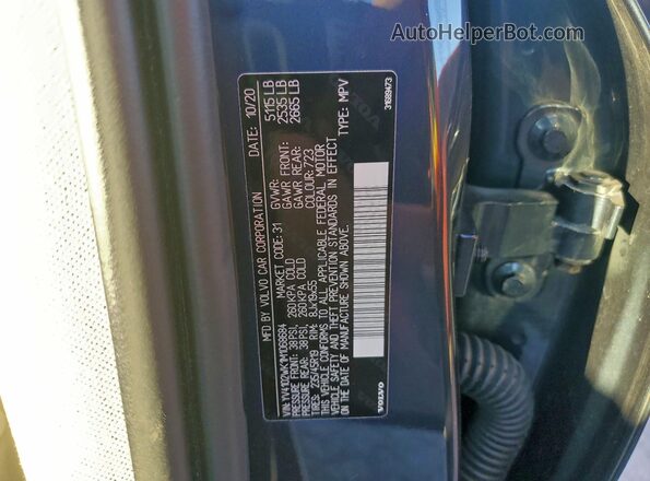 YV4102WK1M1068684 2021 VOLVO V60 Blue Widok komory silnika
