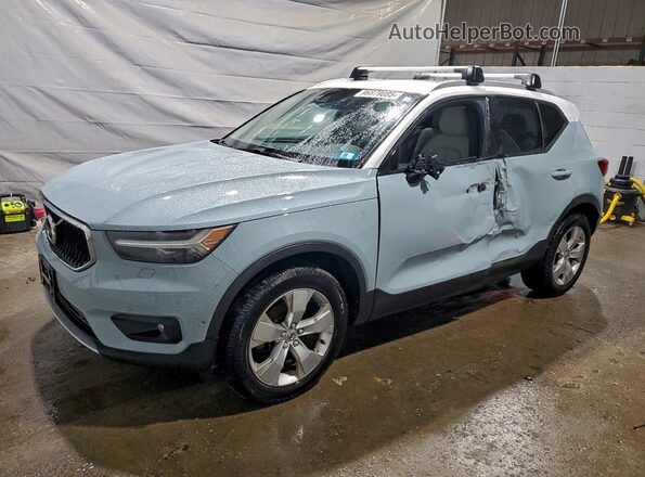 YV4162XZ1K2006963 2019 VOLVO XC40 Синий Передняя левая четверть