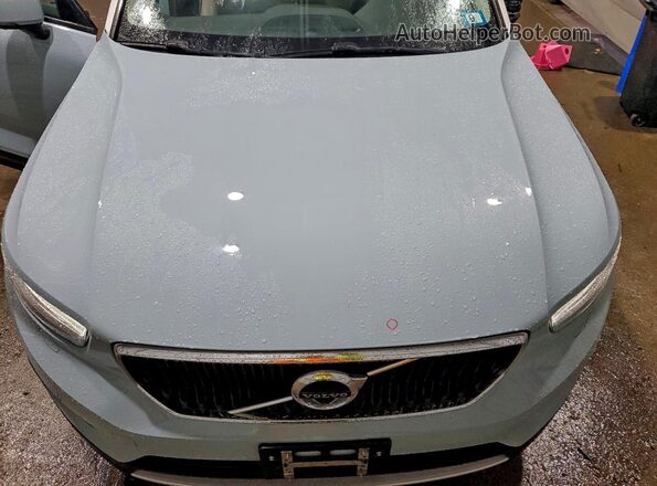 YV4162XZ1K2006963 2019 VOLVO XC40 Синий Вид подкапотного пространства