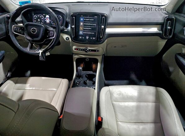 YV4162XZ1K2006963 2019 VOLVO XC40 Синий Вид панели приборов