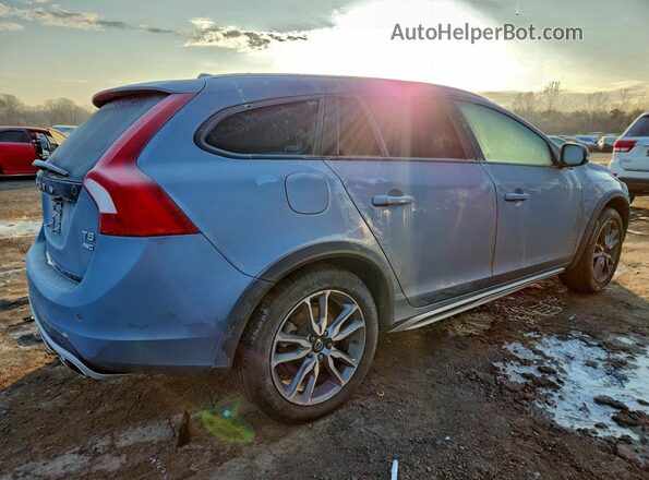 YV440MWK4J2042918 2018 VOLVO V60 Синий Задняя правая четверть