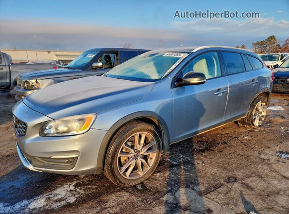 YV440MWK4J2042918 2018 VOLVO V60 Синий Передняя левая четверть