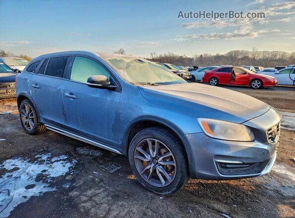 YV440MWK4J2042918 2018 VOLVO V60 Синий Передняя правая четверть