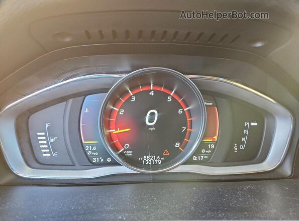 YV440MWK4J2042918 2018 VOLVO V60 Синий Вид щитка приборов