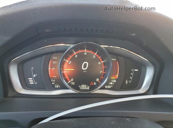 YV440MWK7J2059681 2018 VOLVO V60 Черный Вид щитка приборов