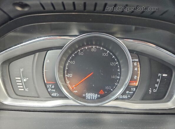 YV440MWK8J2058653 2018 VOLVO V60 Белый Вид щитка приборов