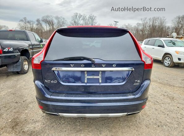 YV449MRK3G2889228 2016 VOLVO XC60 Blue Вид ззаду