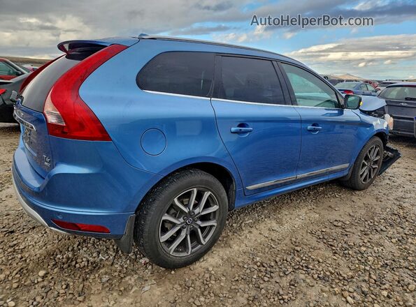 YV449MRR8H2074876 2017 VOLVO XC60 Синий Задняя правая четверть