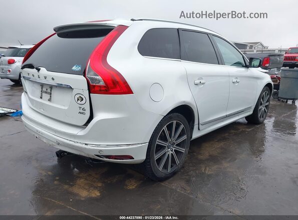 YV449MRU7H2009666 2017 VOLVO XC60 Белый Задняя правая четверть