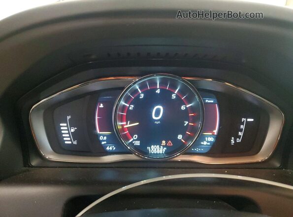 YV4612RKXG2782567 2016 VOLVO XC60 White Вид щитка приладів