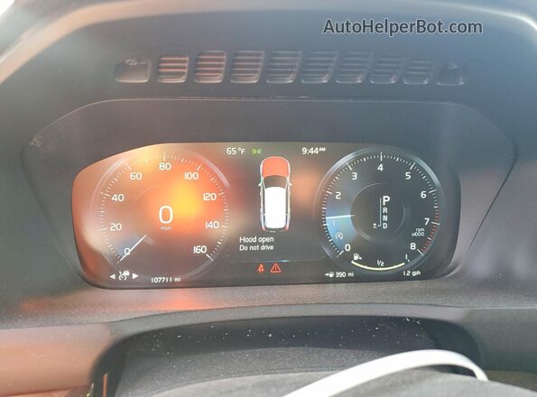 YV4A22PK6H1169976 2017 VOLVO XC90 Белый Вид щитка приборов