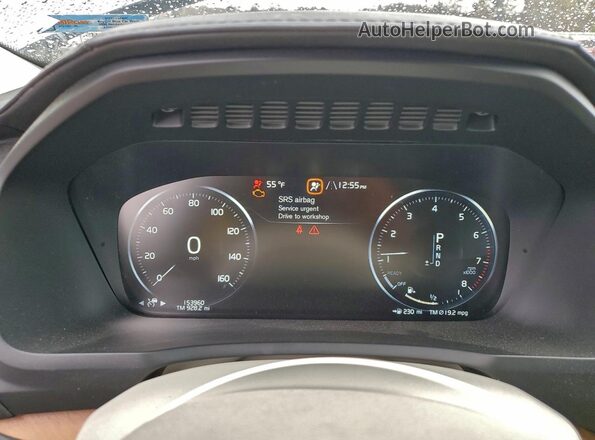 YV4A22PLXG1006657 2016 VOLVO XC90 Silver Вид щитка приладів