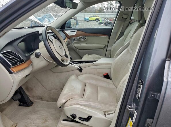 YV4A22PLXG1006657 2016 VOLVO XC90 Silver Вид салону спереду