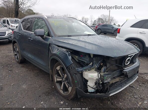YV4AC2HL5K2050239 2019 VOLVO XC40 Dark Blue Передняя правая четверть