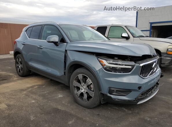 YV4AC2HL7L2341729 2020 VOLVO XC40 Синий Передняя правая четверть