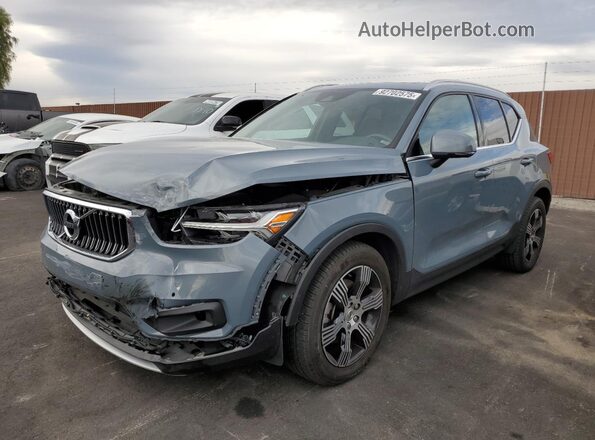 YV4AC2HL7L2341729 2020 VOLVO XC40 Синий Передняя левая четверть