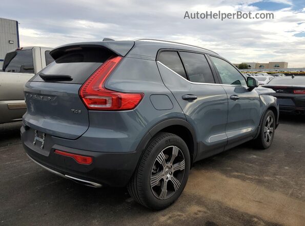 YV4AC2HL7L2341729 2020 VOLVO XC40 Синий Задняя правая четверть