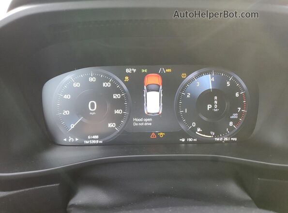 YV4AC2HL7L2341729 2020 VOLVO XC40 Синий Вид щитка приборов