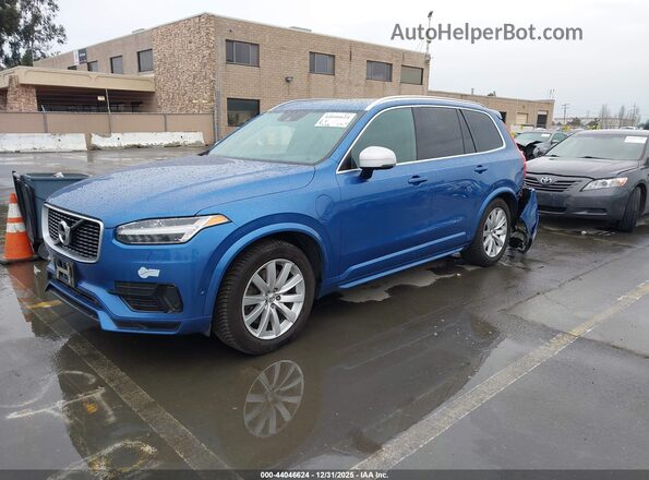 YV4BC0PM8G1066807 2016 VOLVO XC90 HYBRID Синий Передняя левая четверть