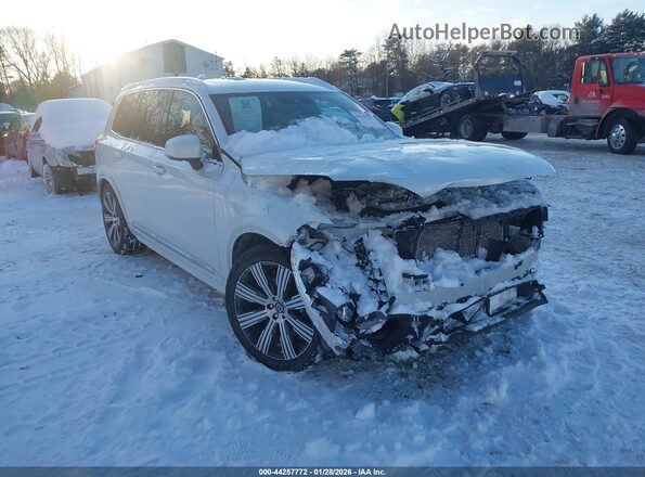 YV4BR0CL8M1673149 2021 VOLVO XC90 RECHARGE PLUG-IN HYBRID Белый Передняя правая четверть