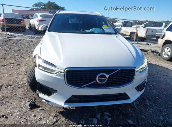 YV4BR0DM4J1003424 2018 VOLVO XC60 HYBRID White Vista del cuadro de instrumentos