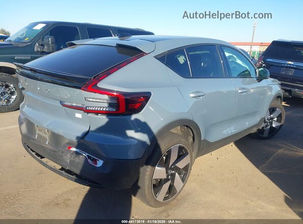 YV4ED3GL5P2062534 2023 VOLVO C40 RECHARGE PURE ELECTRIC Gray Trasero derecho