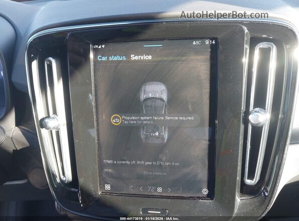 YV4ED3GL5P2062534 2023 VOLVO C40 RECHARGE PURE ELECTRIC Gray 