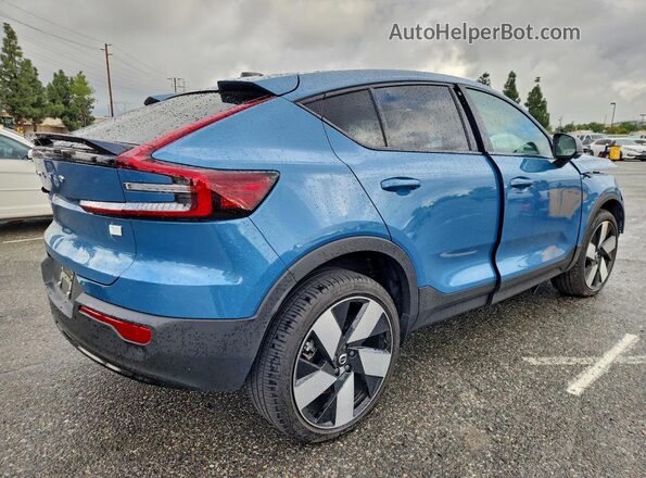 YV4ED3GMXP2039677 2023 VOLVO C40 Синий Задняя правая четверть