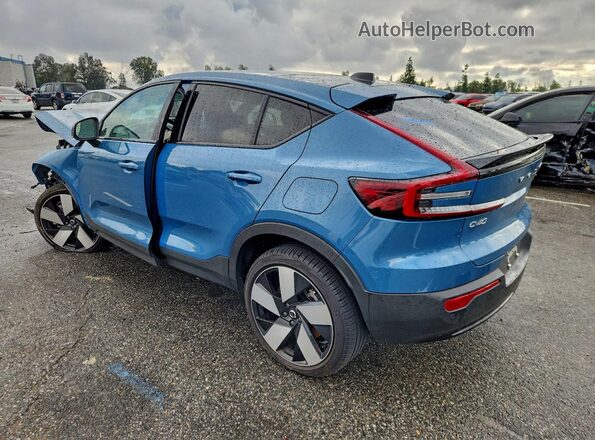 YV4ED3GMXP2039677 2023 VOLVO C40 Синий Задняя левая четверть