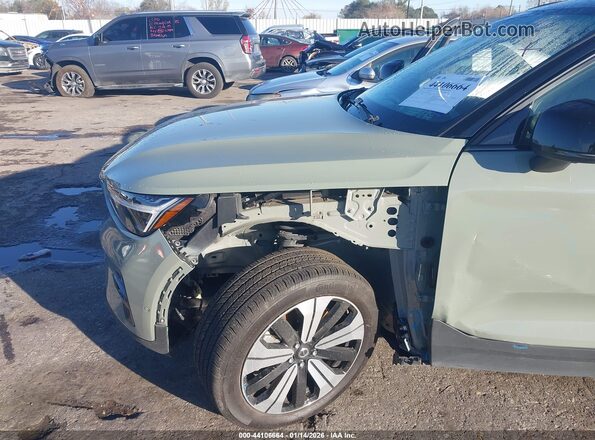 YV4ED3UL2P2106509 2023 VOLVO XC40 RECHARGE PURE ELECTRIC Green Front view