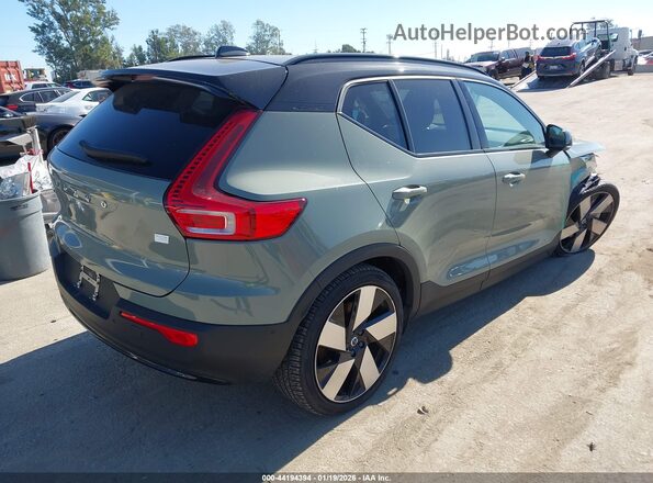 YV4ED3UM2P2086867 2023 VOLVO XC40 RECHARGE PURE ELECTRIC Gray Rear right