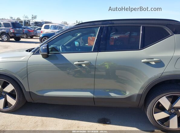 YV4ED3UM2P2086867 2023 VOLVO XC40 RECHARGE PURE ELECTRIC Gray 360 interior view