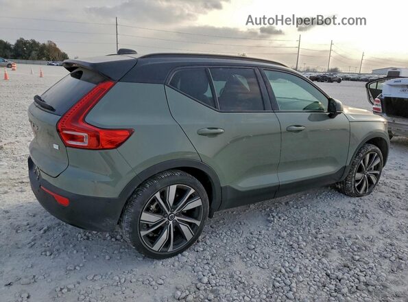 YV4ED3UR6N2711005 2022 VOLVO XC40 Зеленый Задняя правая четверть