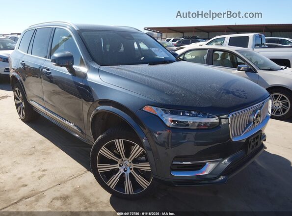 YV4H60CF5R1226671 2024 VOLVO XC90 RECHARGE PLUG-IN HYBRID Синий Передняя правая четверть
