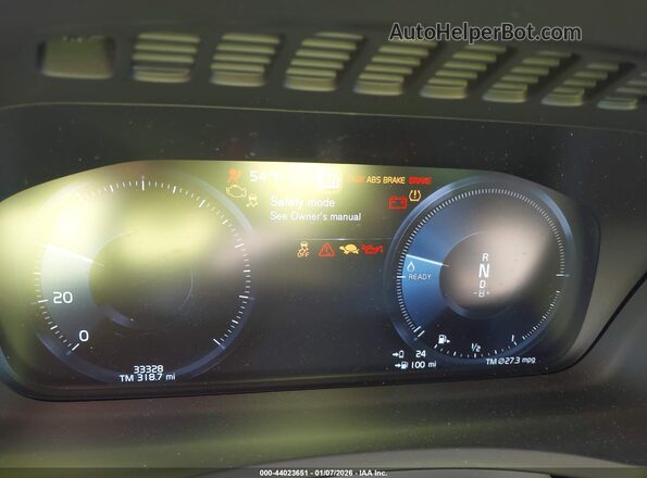 YV4H60CLXN1859411 2022 VOLVO XC90 RECHARGE PLUG-IN HYBRID Бежевый Вид задних сидений