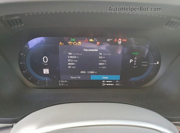 YV4H60RC6S1102301 2025 VOLVO XC60 Белый Вид щитка приборов