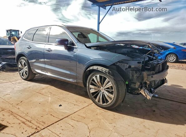 YV4L12RL4N1091467 2022 VOLVO XC60 Синий Передняя правая четверть