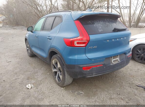 YV4L12UL6P2939062 2023 VOLVO XC40 Синий Задняя левая четверть