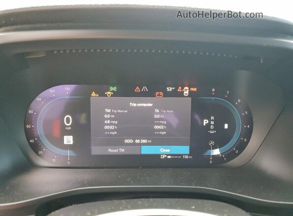 YV4L12UW8P2969092 2023 VOLVO XC40 Green Vista del cuadro de instrumentos
