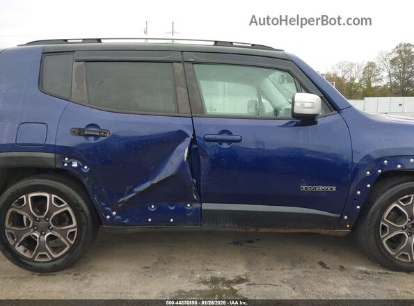 ZACCJADT4GPC54951 2016 JEEP RENEGADE Синий Вид задней части салона