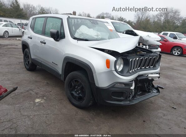 ZACCJBAB9JPH71977 2018 JEEP RENEGADE Silver Передня права чверть
