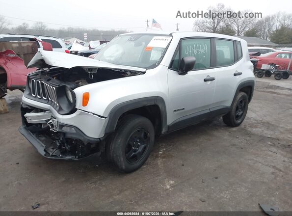 ZACCJBAB9JPH71977 2018 JEEP RENEGADE Silver Передня ліва чверть