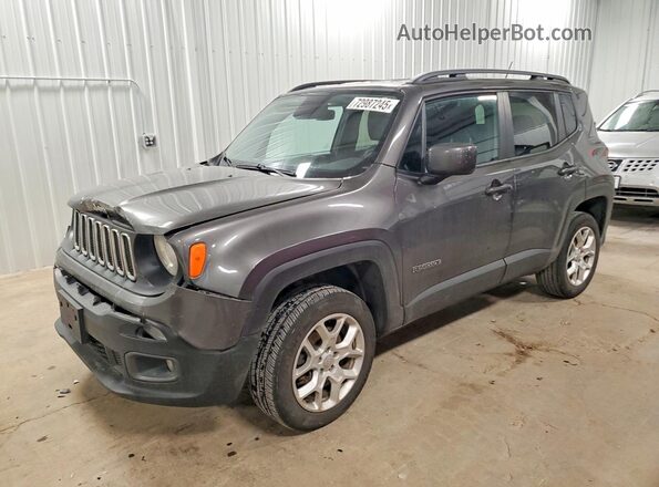 ZACCJBBT5GPE07314 2016 JEEP RENEGADE Серый Передняя левая четверть