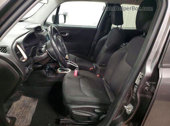 ZACCJBBT5GPE07314 2016 JEEP RENEGADE Серый Вид салона спереди
