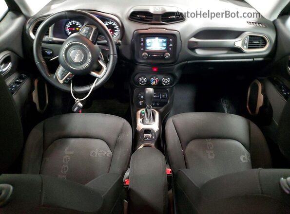 ZACCJBBT5GPE07314 2016 JEEP RENEGADE Серый Вид панели приборов