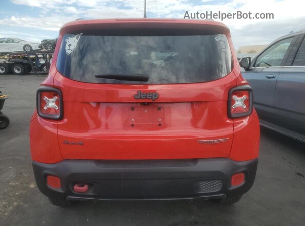 ZACCJBCT5GPD17949 2016 JEEP RENEGADE Красный Вид сзади