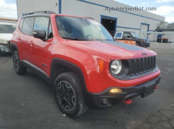 ZACCJBCT5GPD17949 2016 JEEP RENEGADE Красный Передняя правая четверть